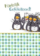 pinguins zeggen gefeliciteerd